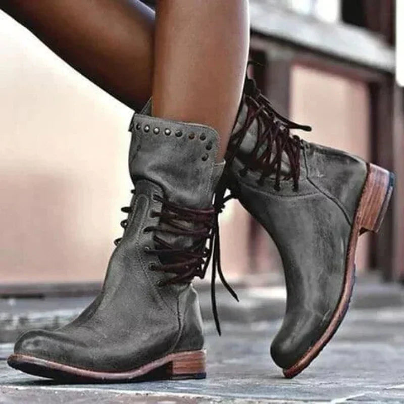 DIANA | FASHION WINTER LOW-HEEL BOOTS