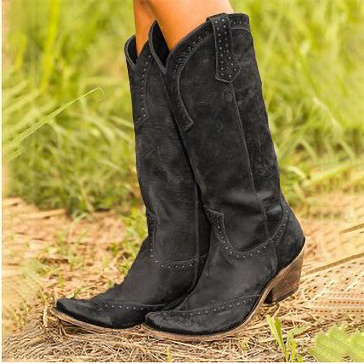  EVELYN | MINIMALIST MODERN LEATHER BOOTS