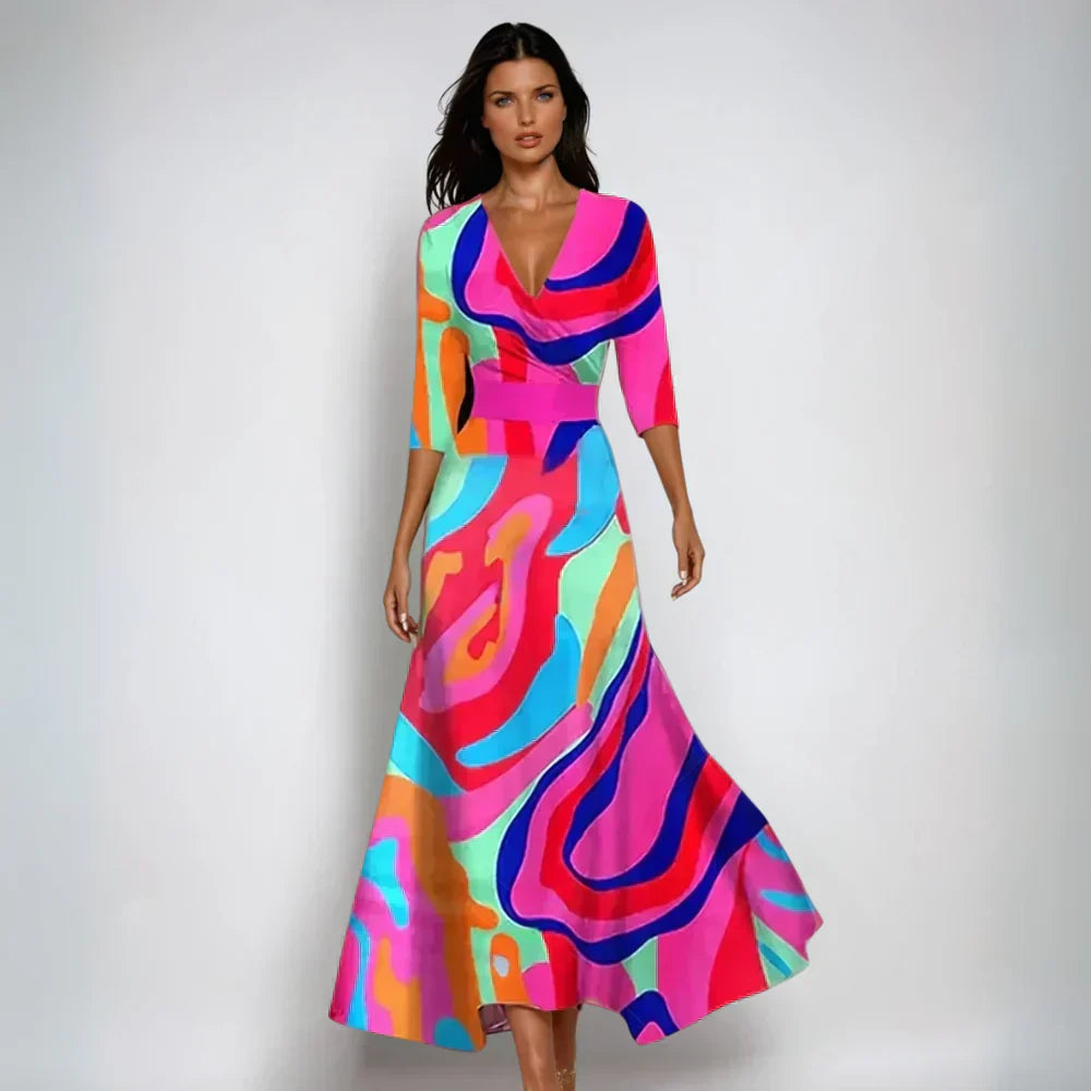 BRIONY | FLORAL ELEGANCE DRESS