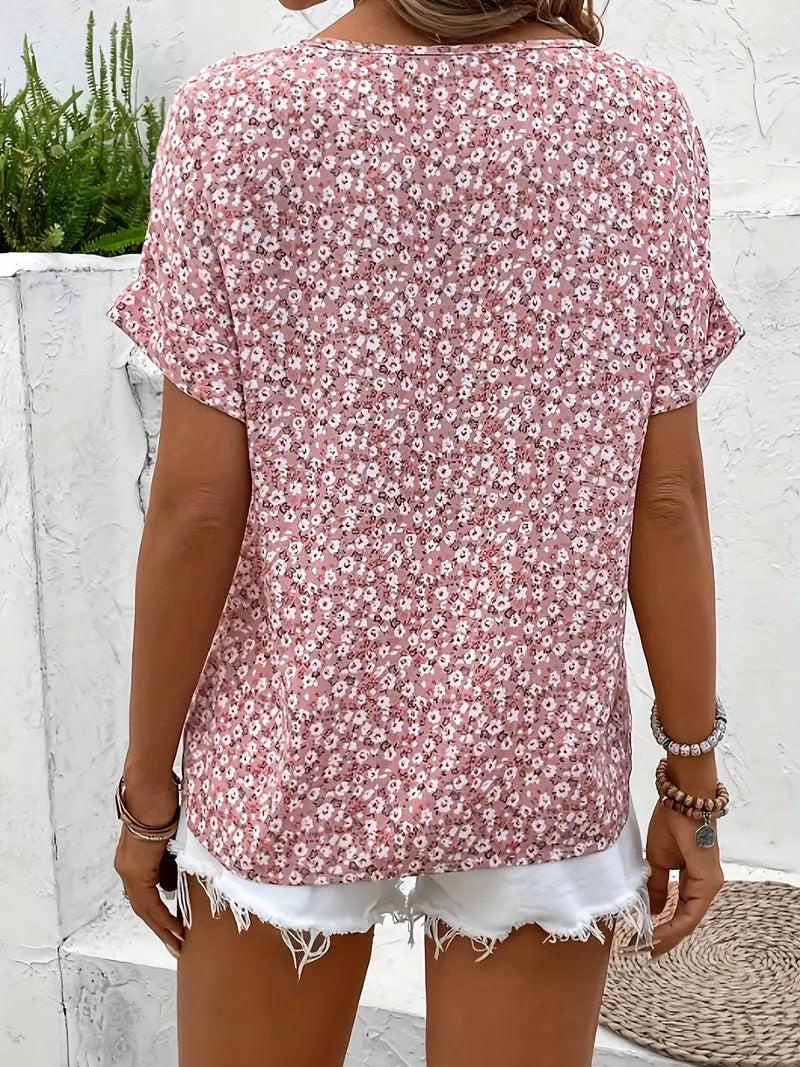 KITTY | ELEGANT SUMMER FLORAL TOP