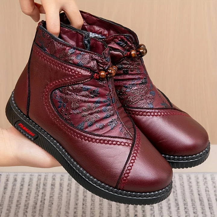ELIZA | FLORAL COMFORT BOOTS