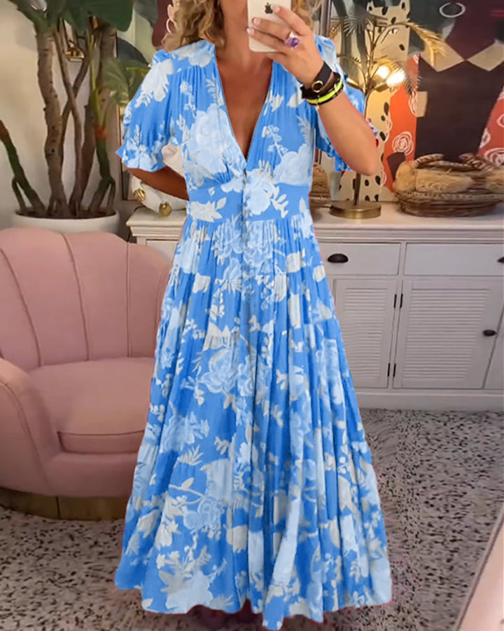 AILEEN | ELEGANT VIBRANT DRESS