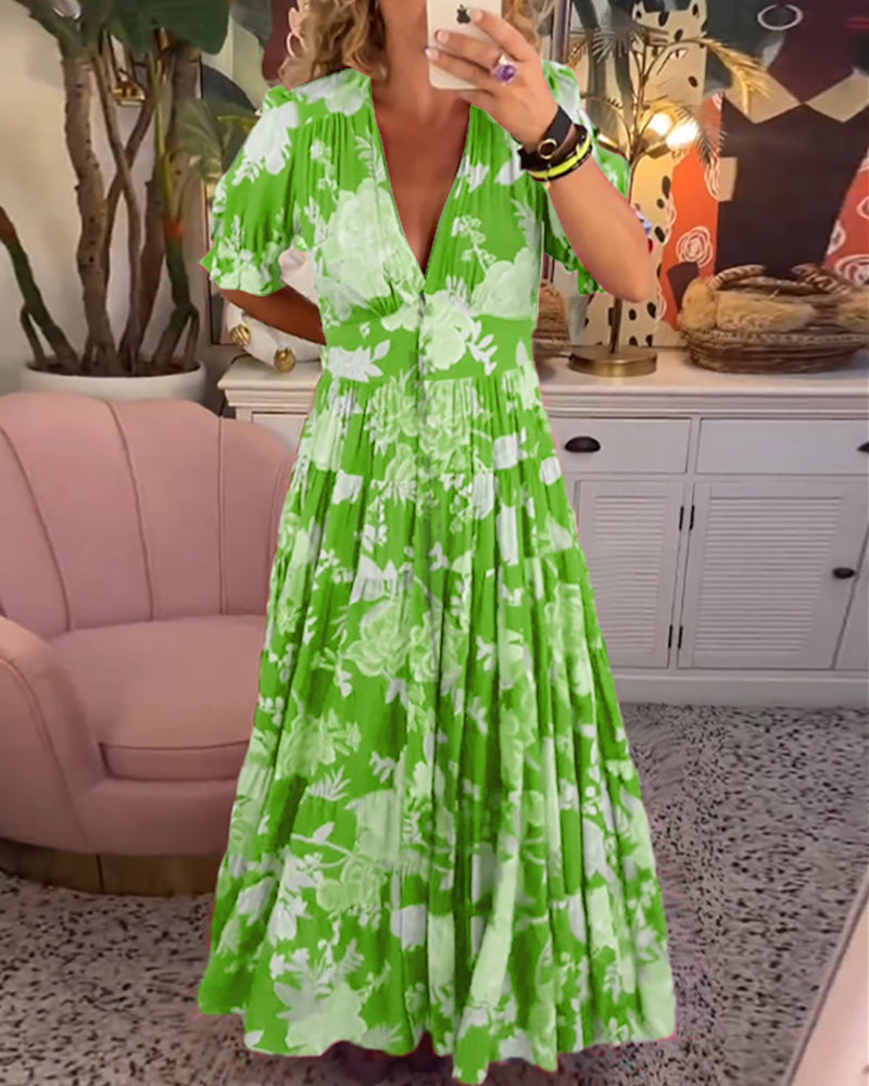 AILEEN | ELEGANT VIBRANT DRESS