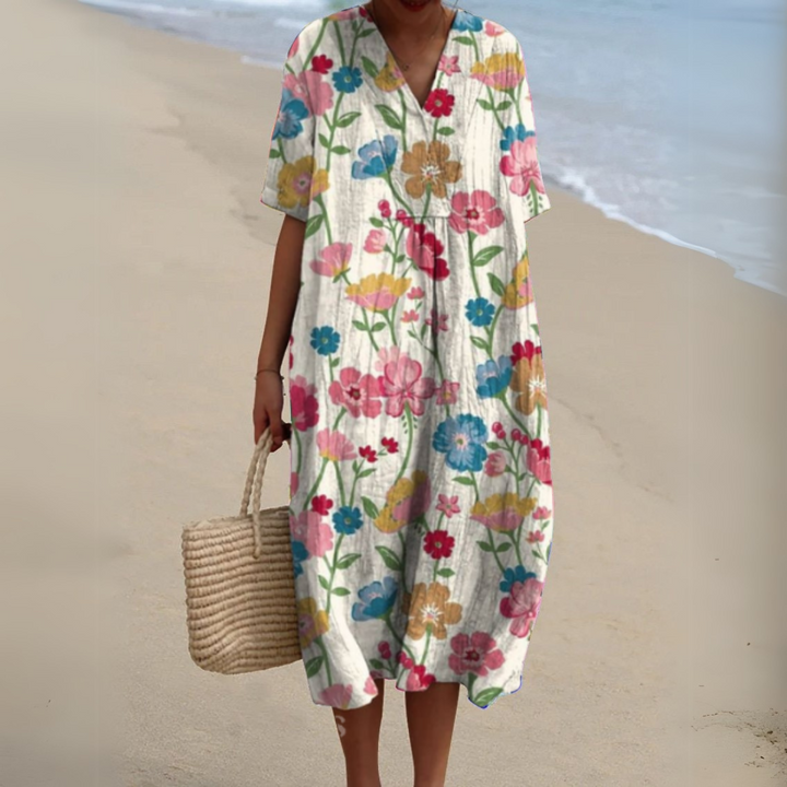 ROSALIE | ELEGANT FLORAL DRESS