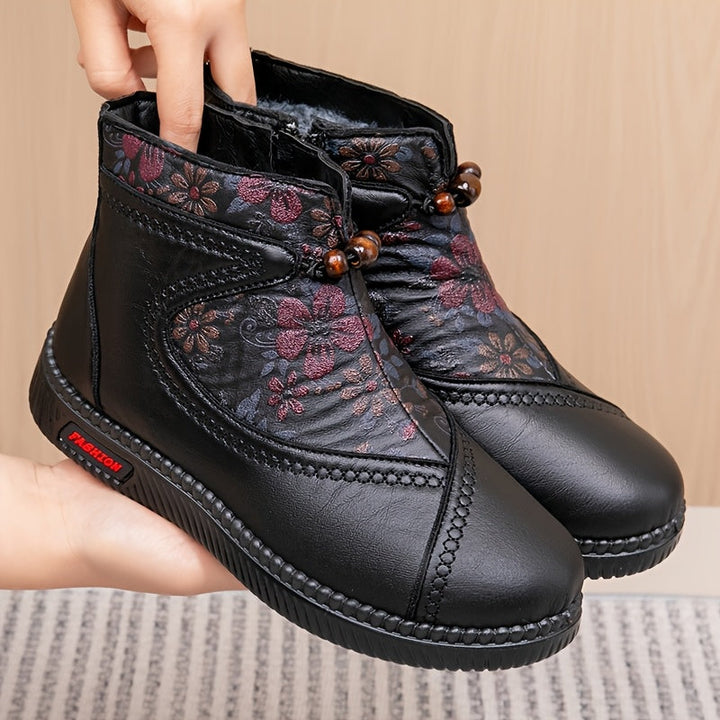 ELIZA | FLORAL COMFORT BOOTS