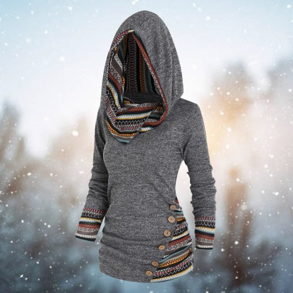 ROWENA | TRIBAL HOODIE