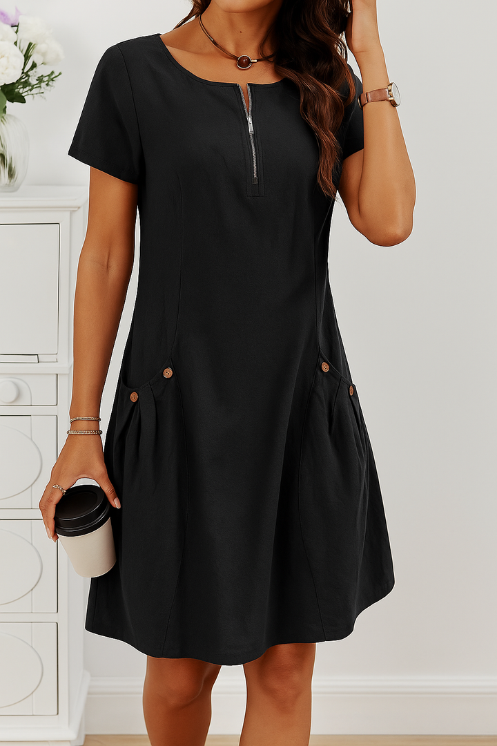 FLORA | ELEGANT DRESS WITH POCKETS
