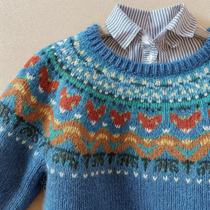 VELVO | CLASSIC VINTAGE KNIT SWEATER