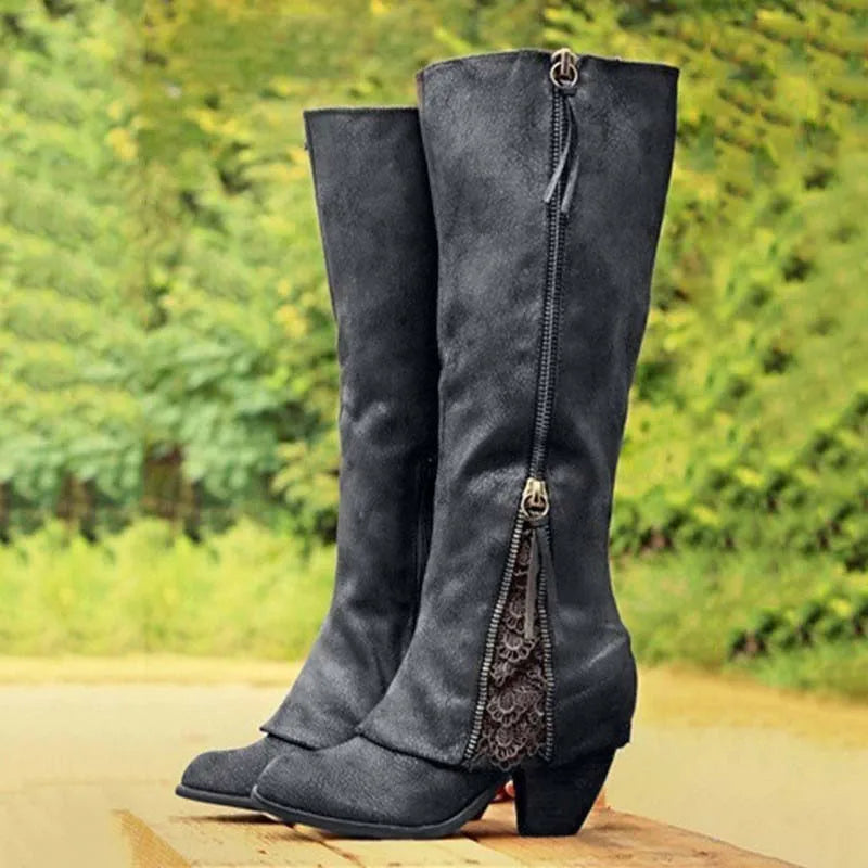  EVIE | FEMININE LACE WESTERN BOOTS