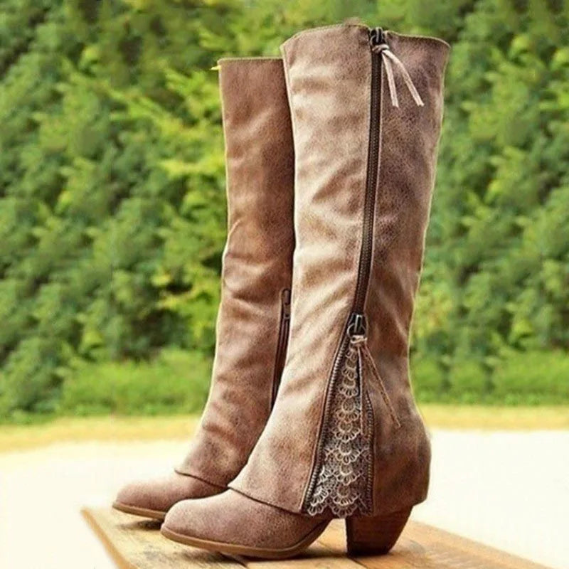  EVIE | FEMININE LACE WESTERN BOOTS