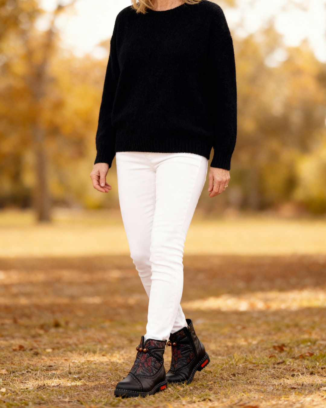 ELIZA | FLORAL COMFORT BOOTS