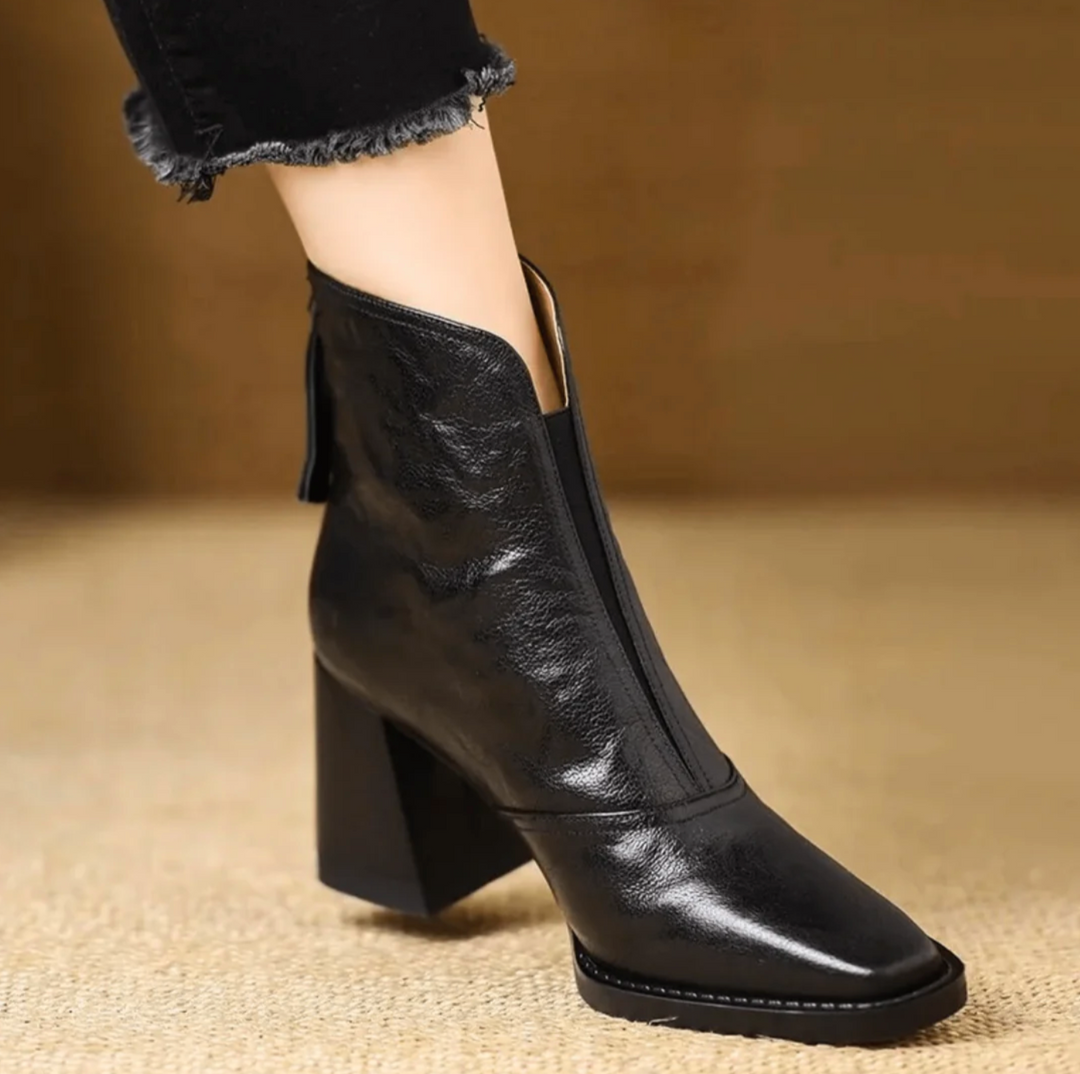 ARABELLA | BLOCK HEEL ANKLE BOOTS