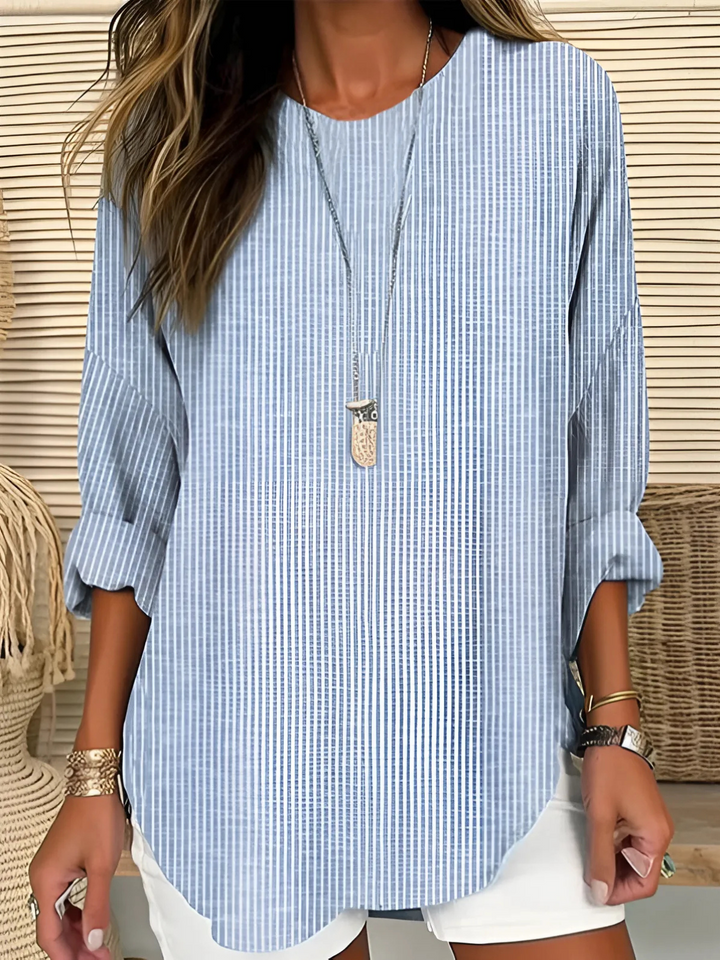 MARGERY | TRENDY STRIPED BLOUSE
