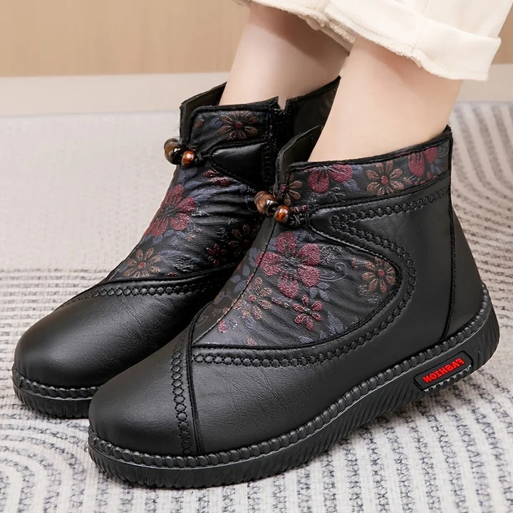 ELIZA | FLORAL COMFORT BOOTS