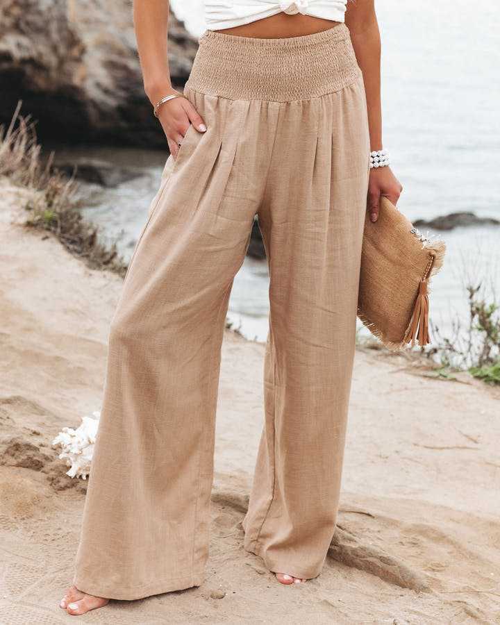 EDNA | LOOSE FITTING SUMMER TROUSERS
