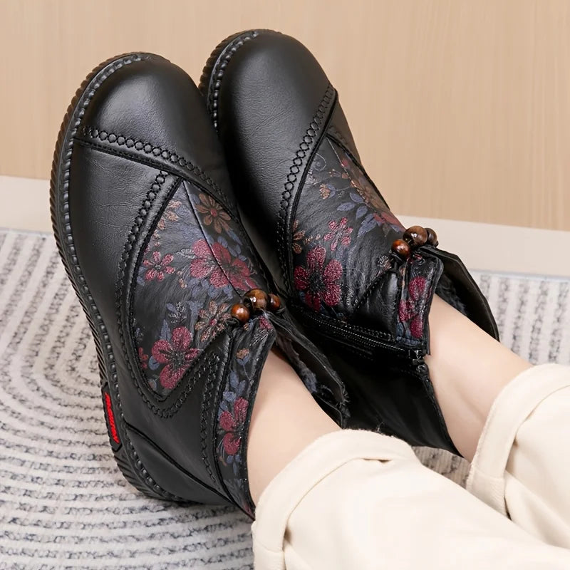 ELIZA | FLORAL COMFORT BOOTS