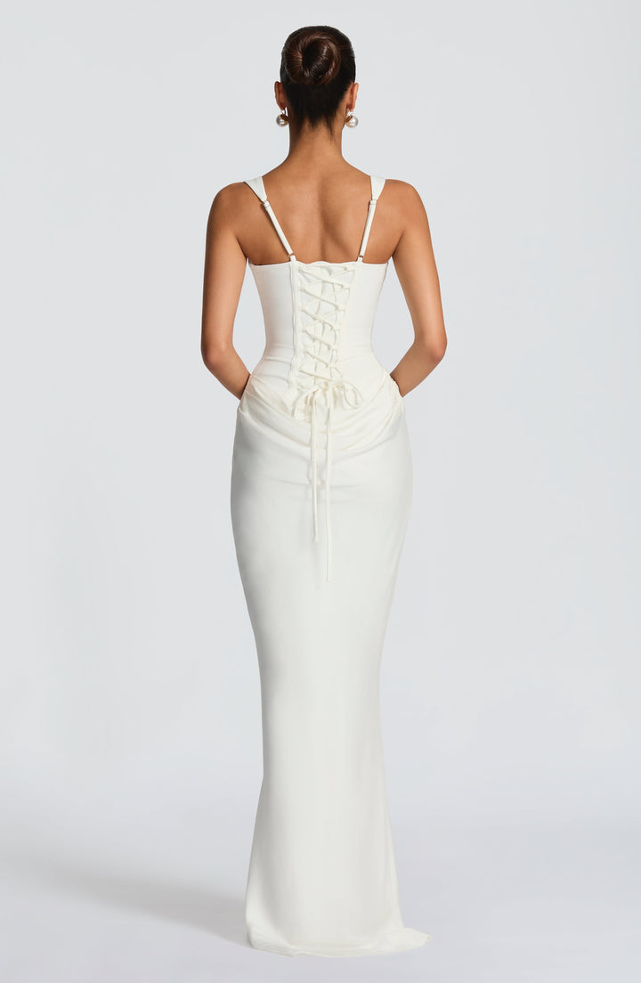 VALENTINA | SQUARE NECK MAXI DRESS