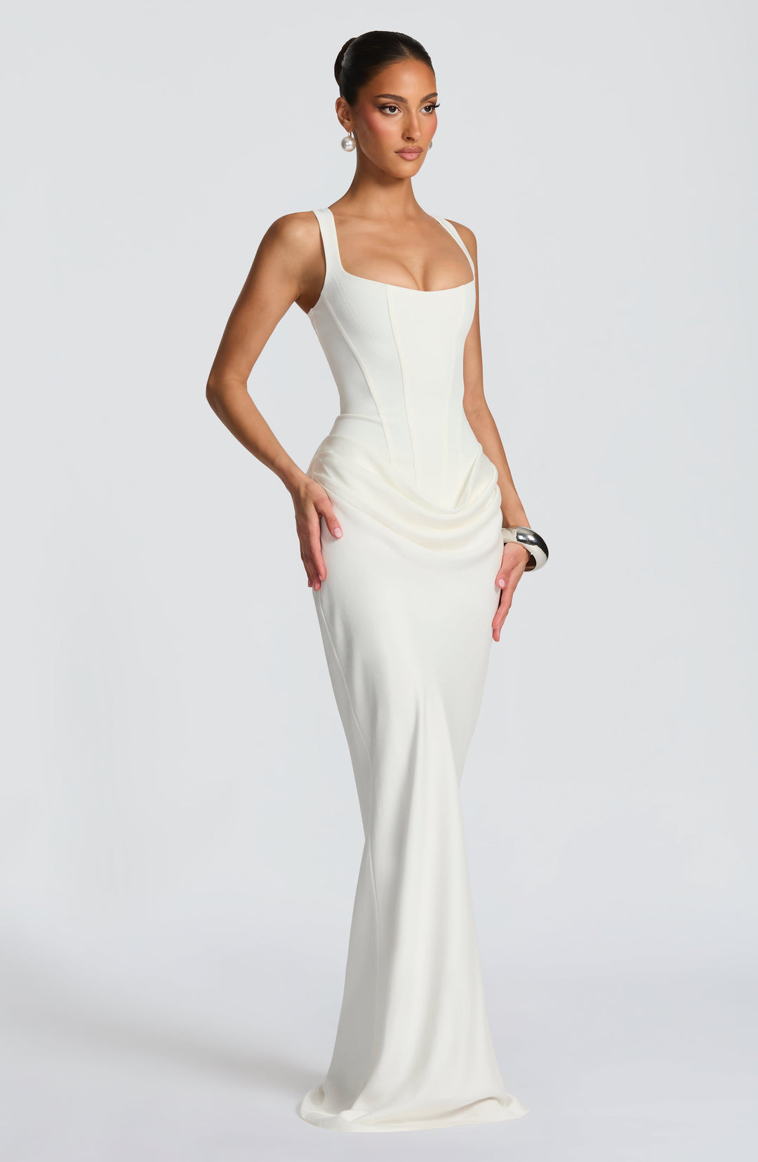 VALENTINA | SQUARE NECK MAXI DRESS