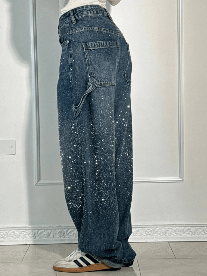 AMELIA | GLITTER BALLOON CARPENTER JEANS